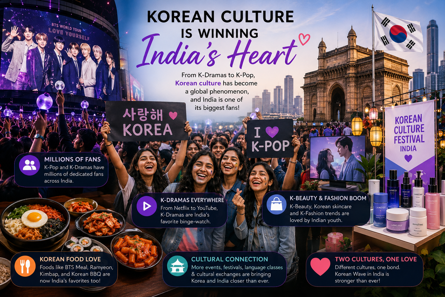 Korean Culture Popularity in India
