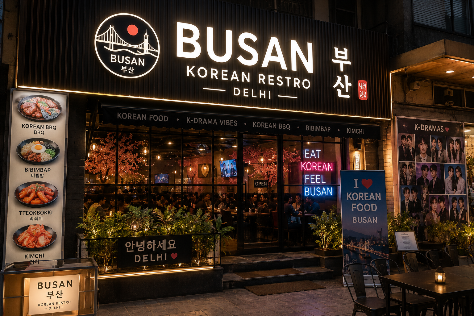 Busan Korean Restaurant Delhi