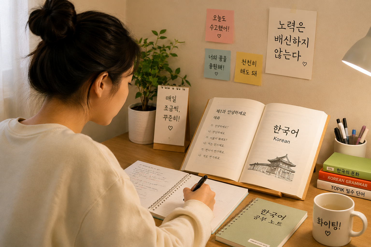 Korean Language for Beginners learning and study guide