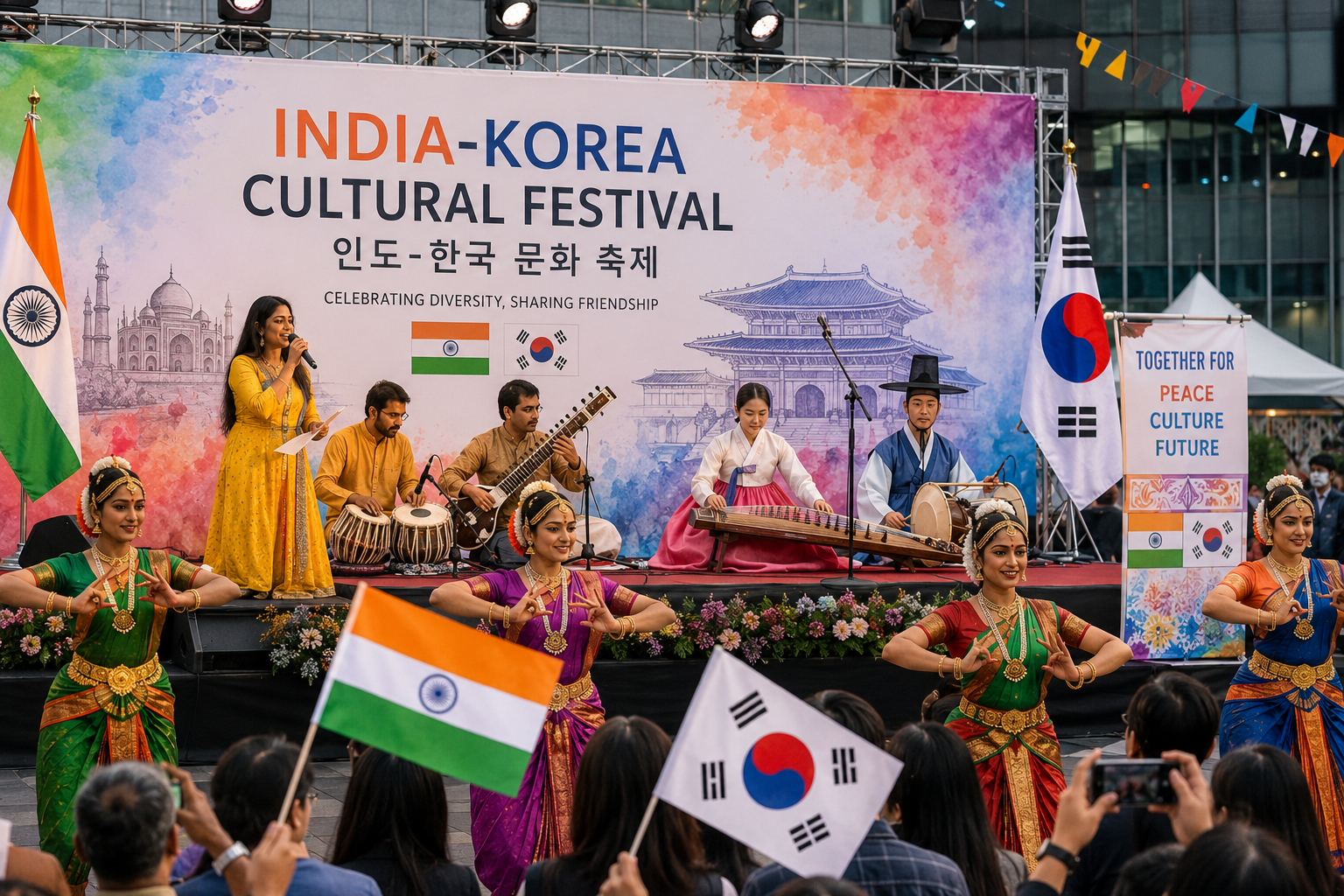 India and South Korea Relations cultural festival celebration