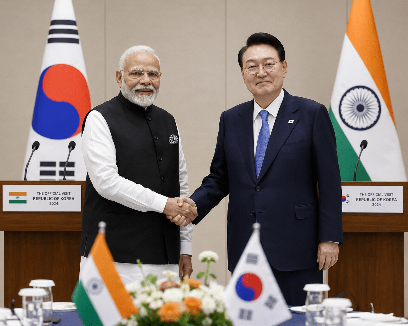India and South Korea Relations political leaders meeting and diplomacy