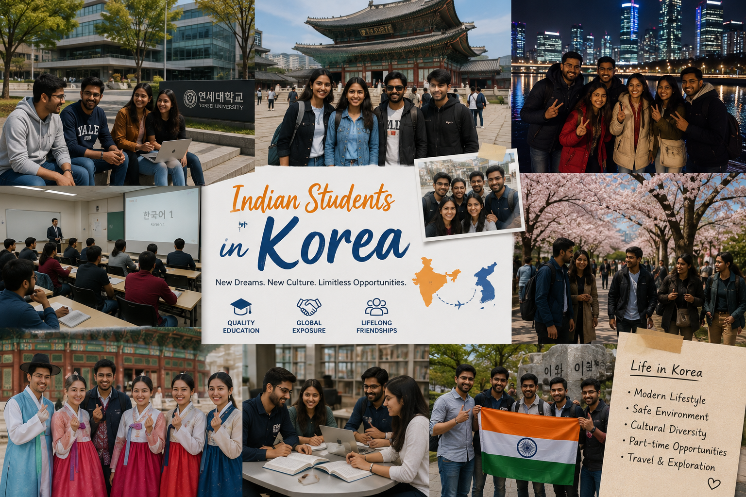 India and South Korea Relations through Indian students studying in Korea