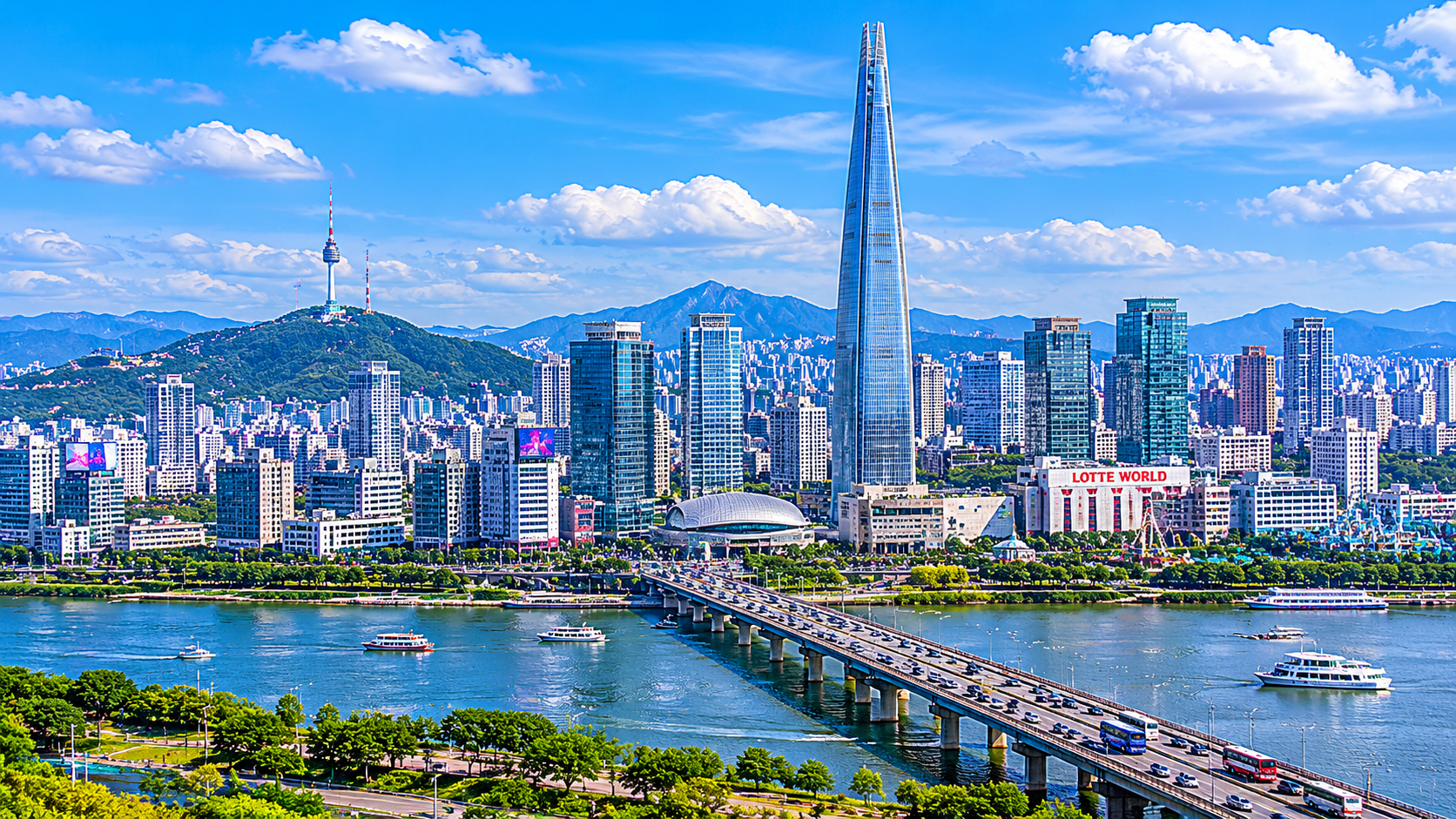 best tourist attration in South Korea